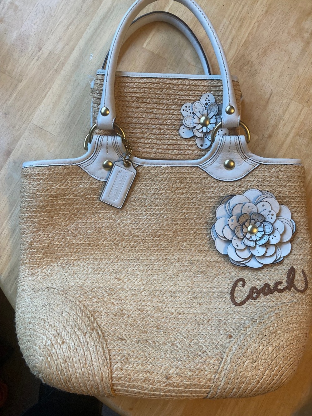 Coach tote and wristlet